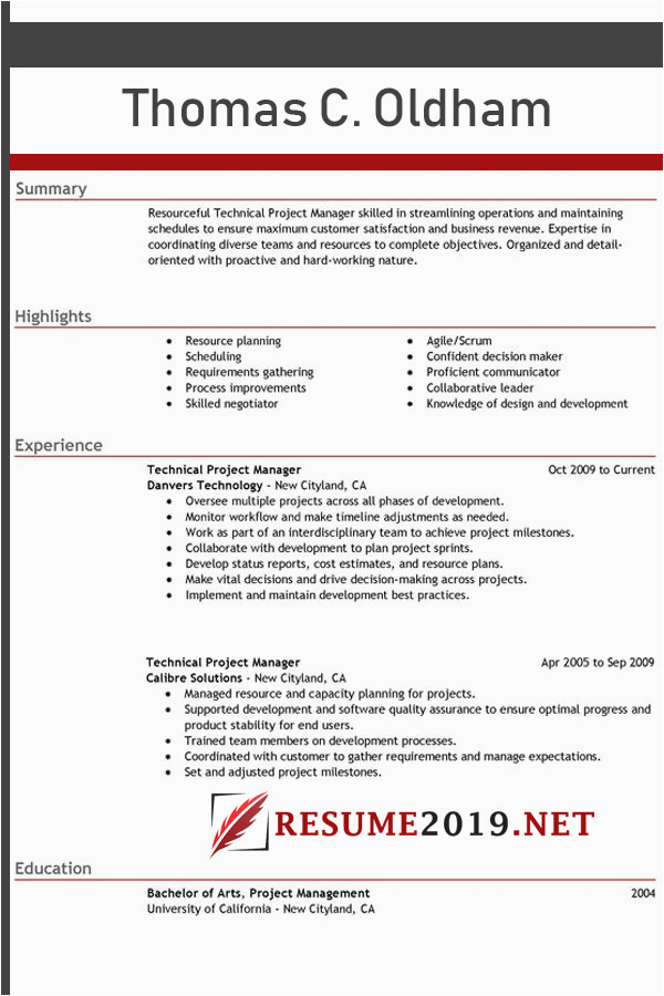 Sample Resume that Can Be Edited How Functional Resume 2019 Can Be Winning ⋆ Best Resume 2019