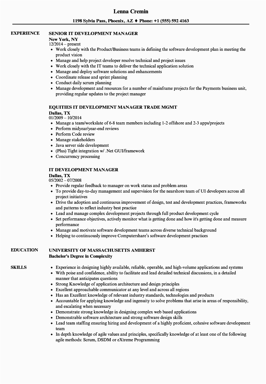 Sample Resume with Agile Experience for Testing Example Of Agile Developer Cv August 2020