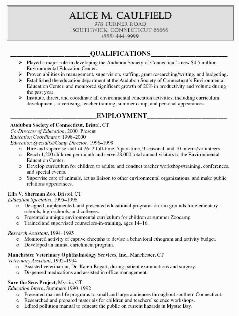 Sample Resume with Ged as Education Sample Education Resume