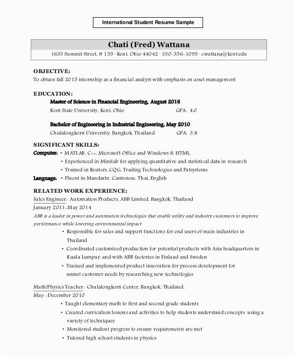 Sample Resume with Masters Degree In Progress Sample Resume Masters Degree In Progress