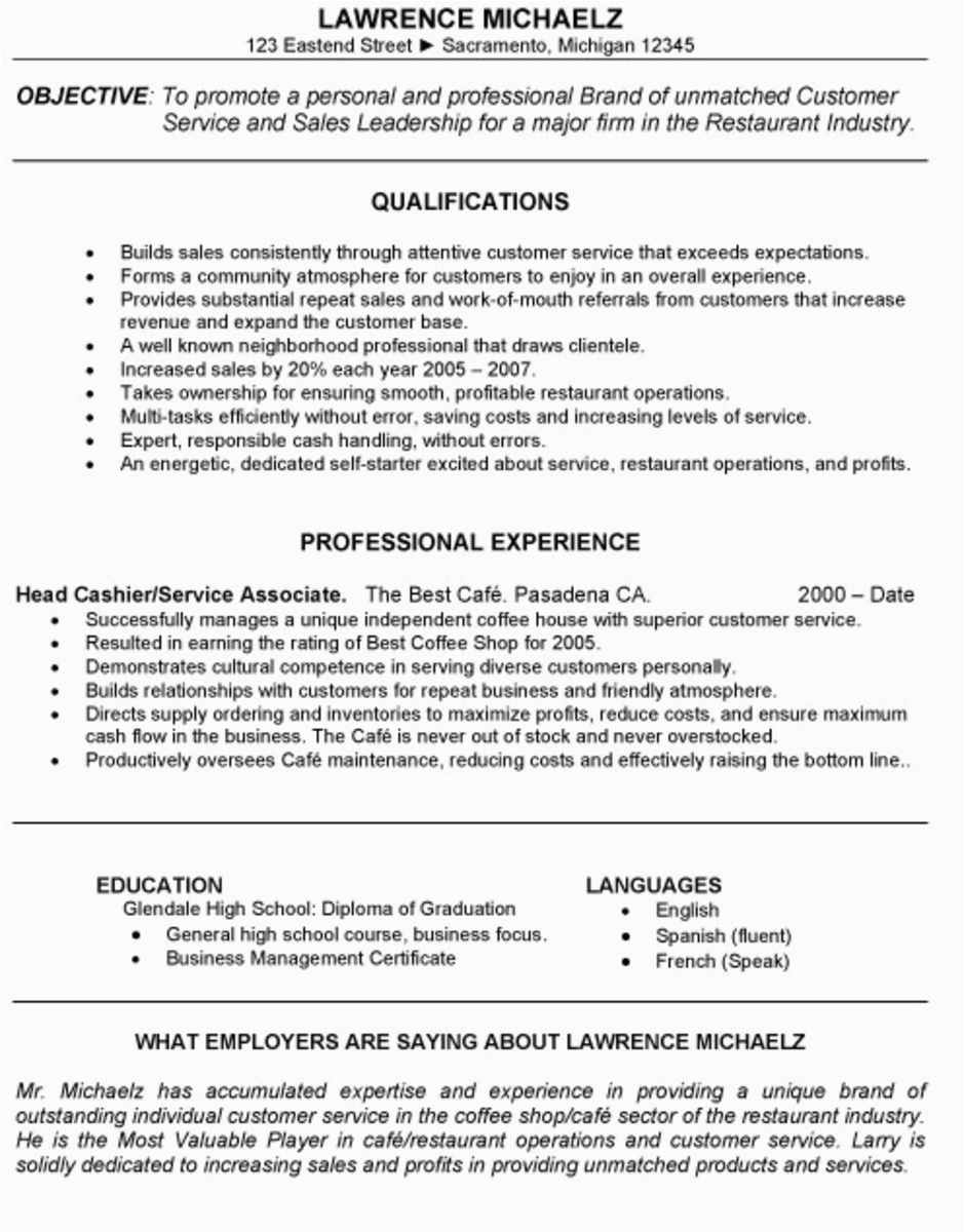 Sample Resume with Only One Job Best Examples Of Resumes Cover Letters and Thank You
