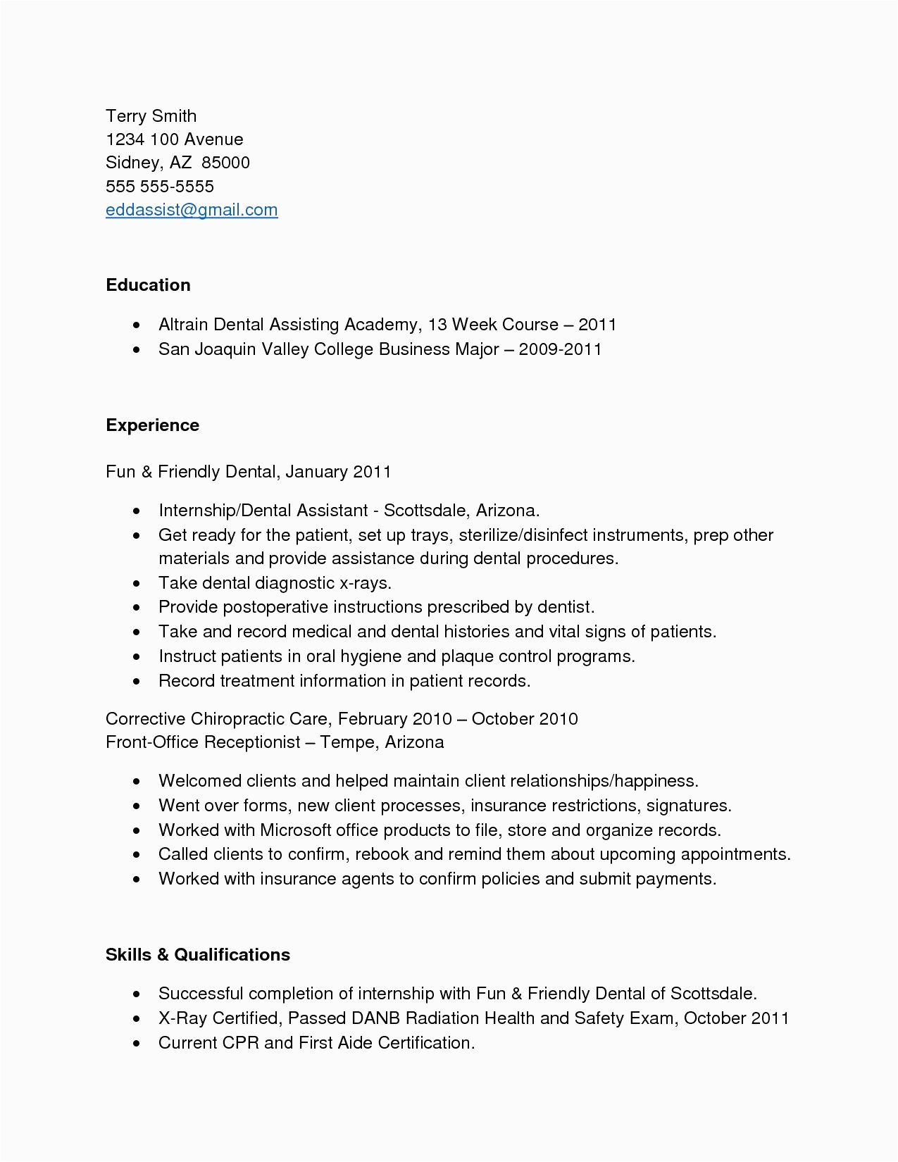Entry Level Dental assistant Resume Sample 12 13 Entry Level Dental Hygiene Resume