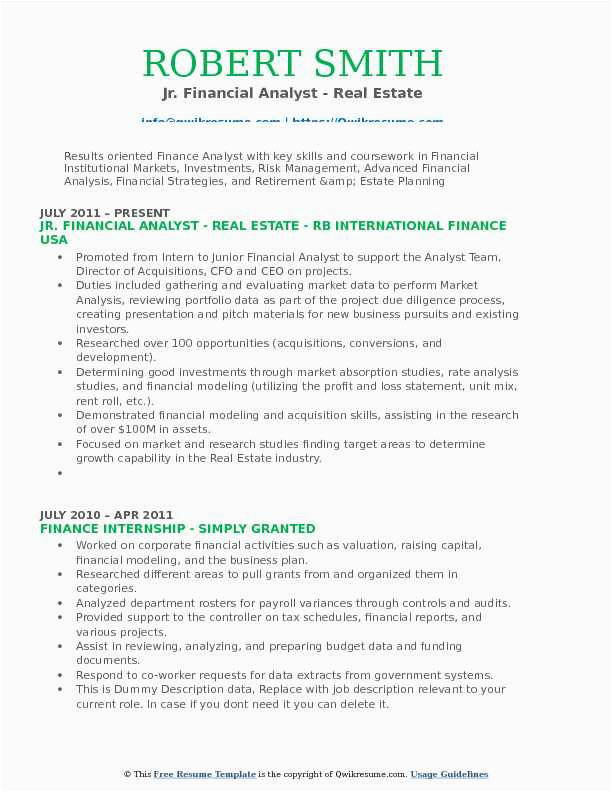 Financial Analyst Resume Sample Fresh Graduate Sample Resume for Banking and Finance Fresh Graduate