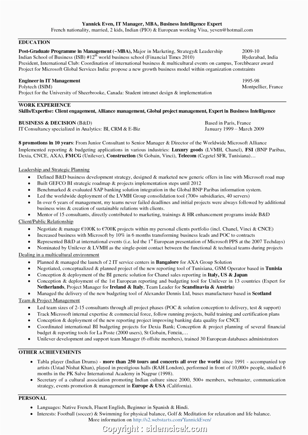 Mba Hr Resume Samples for Experienced Creative Mba Hr Resume format Mba Hr Resume format for