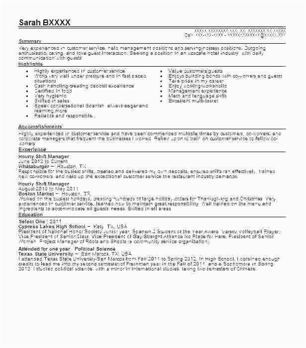 Mcdonald S Shift Manager Resume Sample Mcdonalds Manager Resume Manager Resume Manager Resume