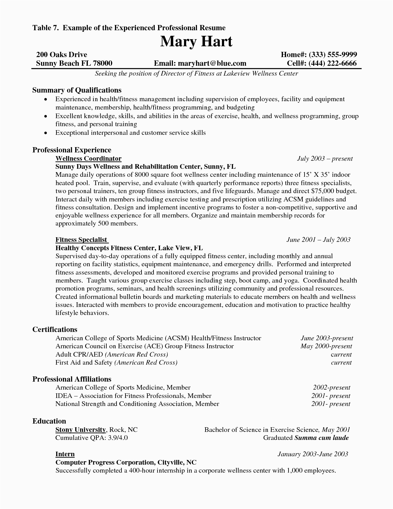 Sample Achievements In Resume for Experienced Professionals Resume format Experienced 2017 Guide