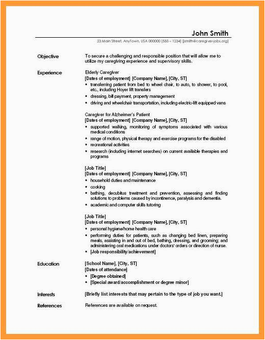 Sample Objective In Resume for Any Position 10 11 Resume Objective for Any Position