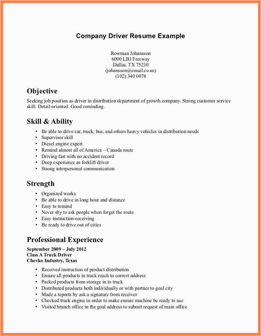 Sample Resume Construction Company Profile format 9 Construction Pany Resume Template