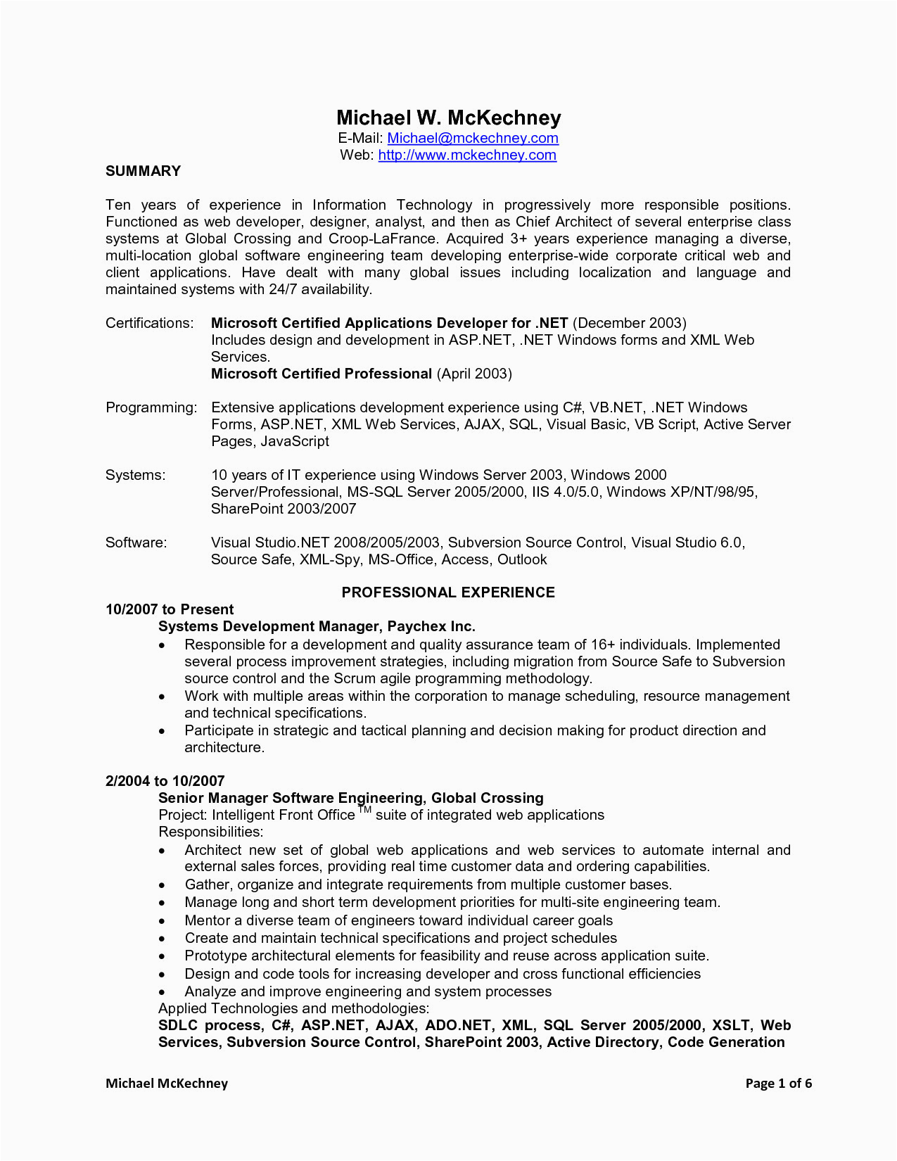 Sample Resume for 4 Years Experience Resume format 4 Years Experience Resume format