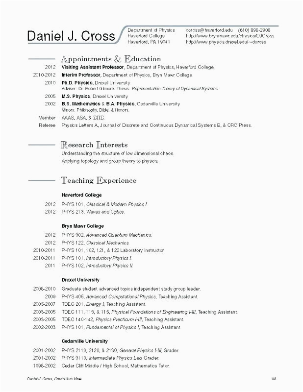 Sample Resume for assistant Professor In Engineering College Doc Sample Resume format for assistant Professor In