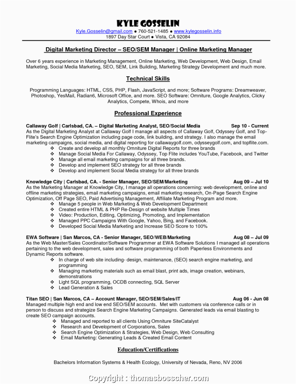 Sample Resume for Digital Marketing Executive Newest Marketing Executive Resume Pdf Marketing Executive
