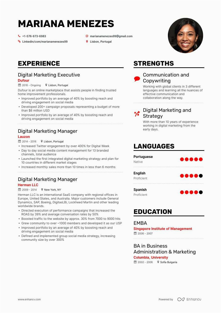 Sample Resume for Digital Marketing Executive the Best 2020 Executive Resume Example Guide