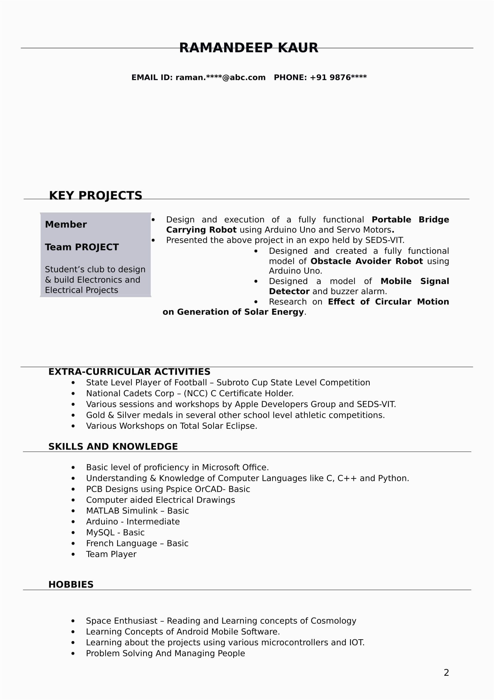 Sample Resume for Diploma Electrical Engineer Fresher Electrical Engineer Resume Pdf