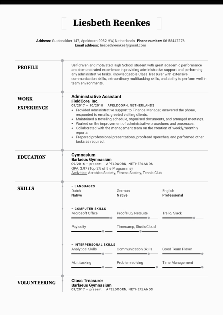 Sample Resume for High School Student Going to College High School Resume Templates and How to Guide Resumecats
