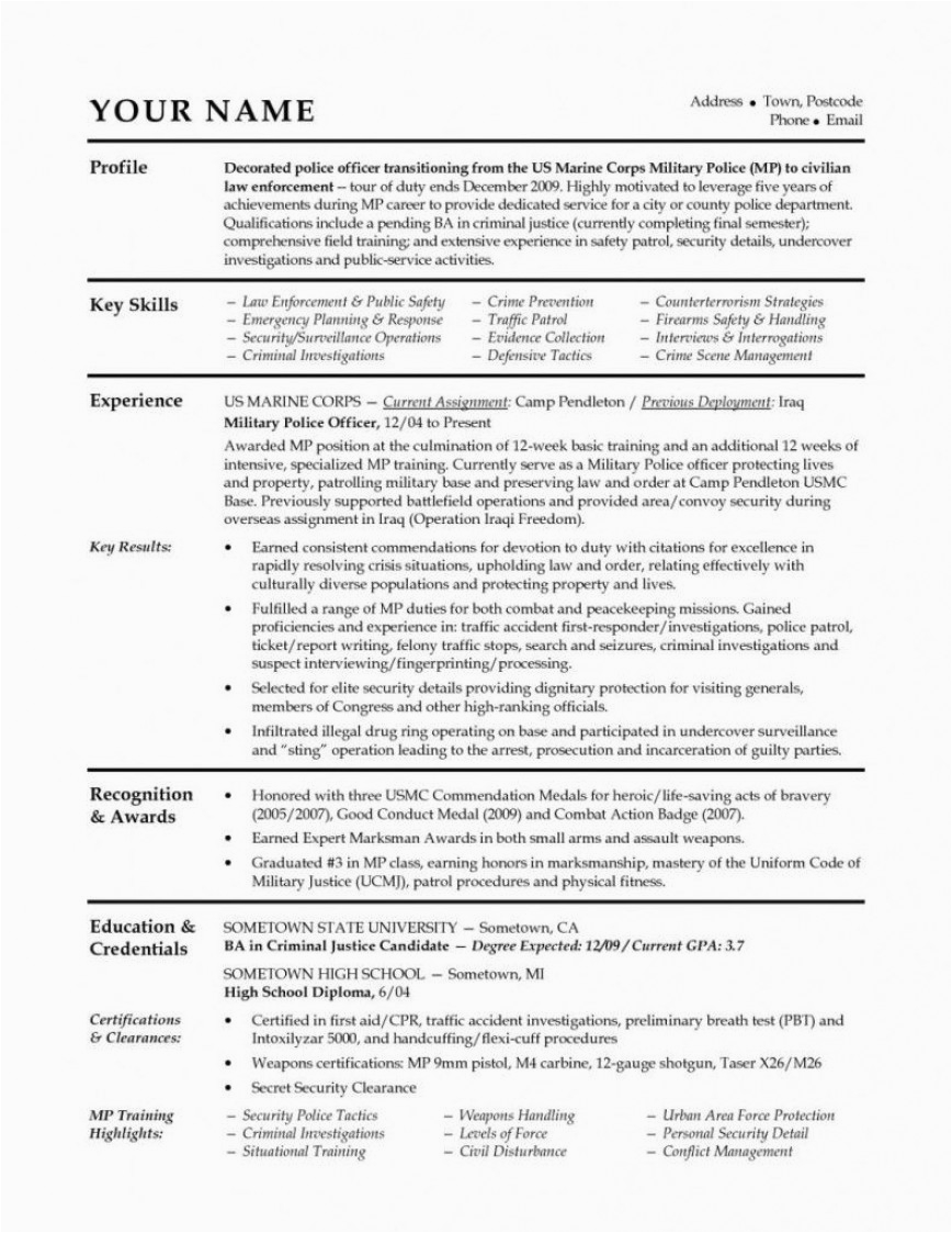 Sample Resume for Law Enforcement Position Law Enforcement Resume Template Addictionary