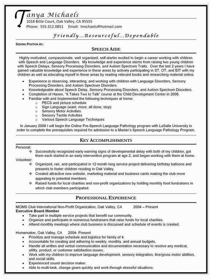 Sample Resume for someone Returning to the Workforce 11 12 Resume Returning to Workforce