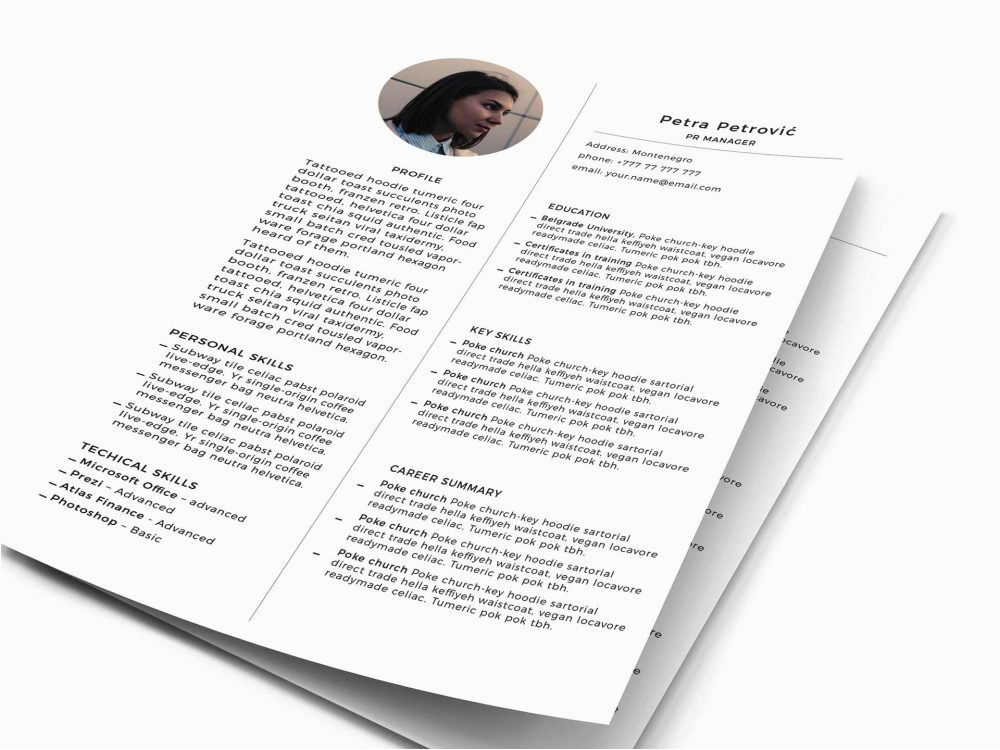 Sample Resume format Ready to Edit Print Ready Resume Template Free Psd Resumekraft