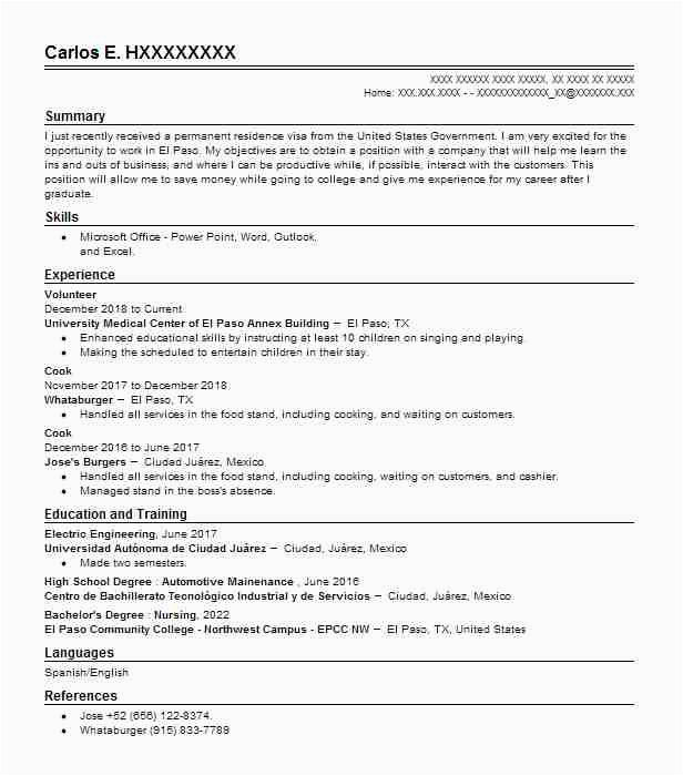 Sample Resume with Volunteer Work Included Resume Volunteer Work Section