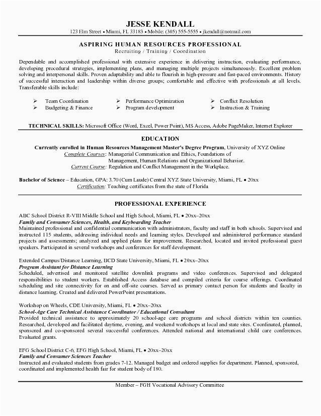 Career Change From Corporate to Teaching Resume Sample 23 Teacher Career Change Resume Example In 2020