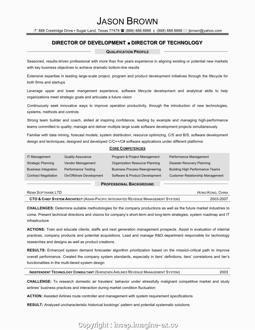 Director Of Information Technology Resume Sample Downloadable Information Technology Director Resume