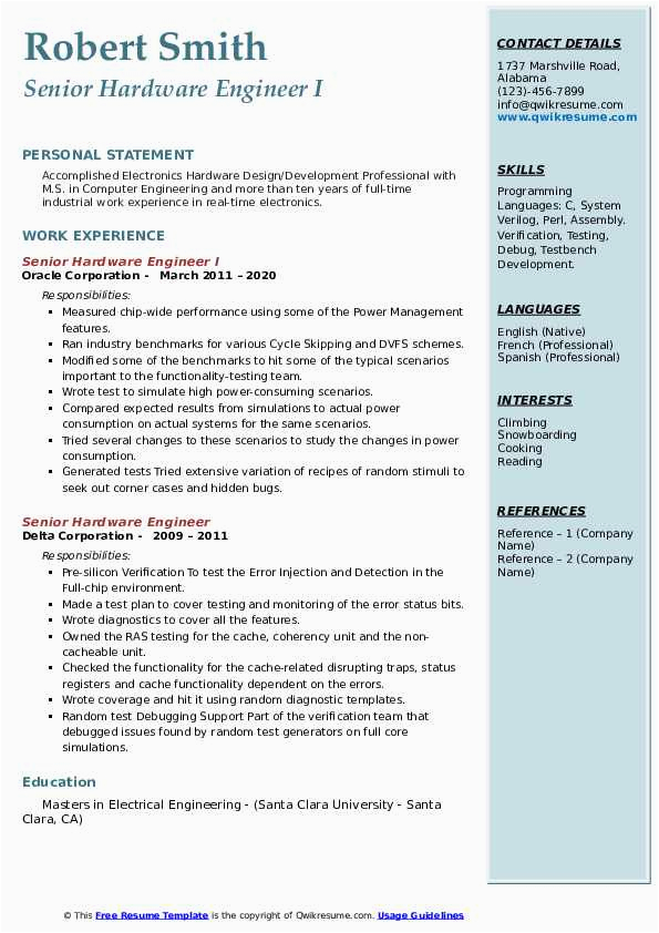 Electronics Hardware Design Engineer Resume Sample Senior Hardware Engineer Resume Samples Electronics Hardware Design Engineer Resume Sample Senior Hardware Engineer Resume Samples