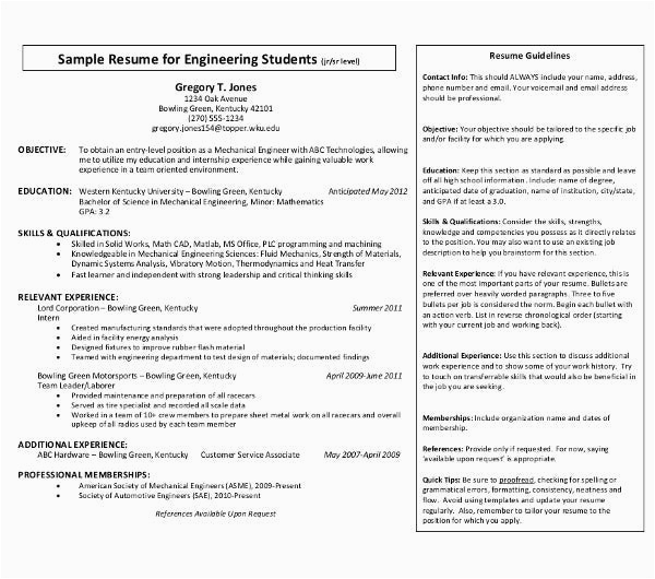 Fresher Resume Samples for Engineering Students 12 Fresher Engineer Resume Templates Pdf Doc