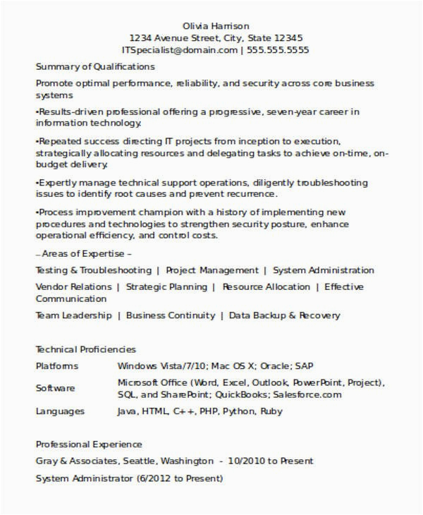 Hr Resume Sample for 10 Years Experience Resume format 10 Years Experience Resume Templates