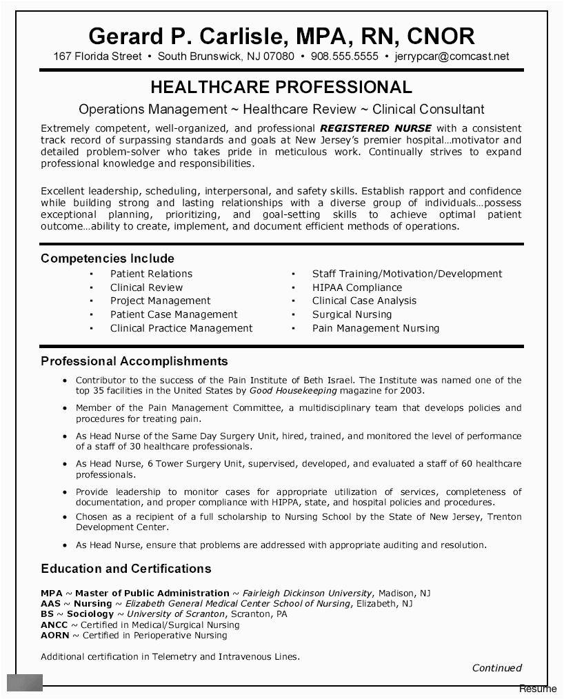 Sample Career Objectives for Nursing Resumes 12 13 Objective On A Resume for Nursing