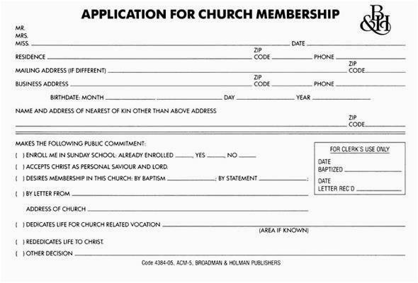 Sample Resume Church Membership form Template 28 Sample Church Membership form Template In 2020