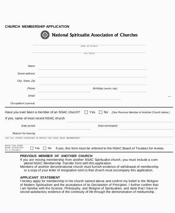 Sample Resume Church Membership form Template Church Membership Letter Template Beautiful 13 Sample