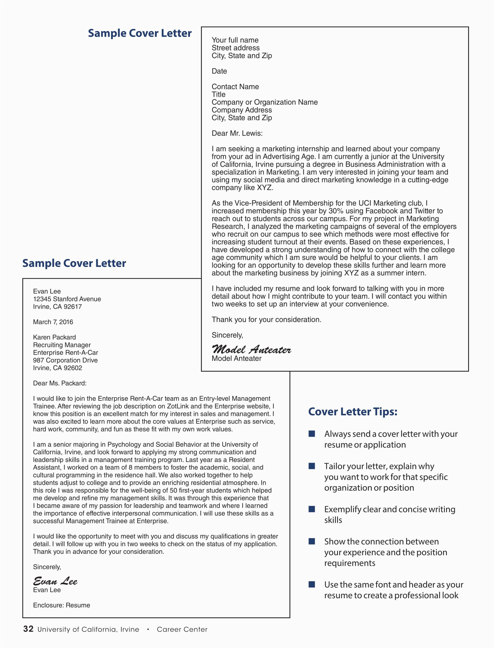 Sample Resume Cover Letter for Job 16 Best Cover Letter Samples for Internship Wisestep