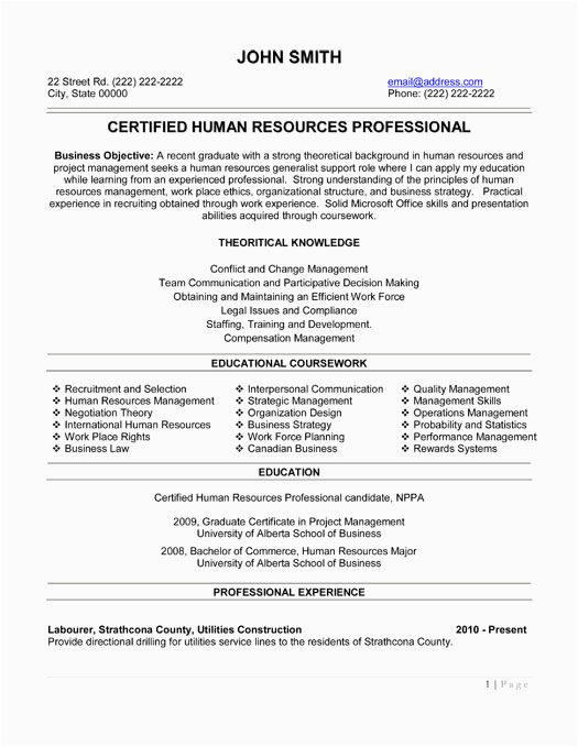 Sample Resume for Career Change to Human Resources 15 Best Human Resources Hr Resume Templates & Samples