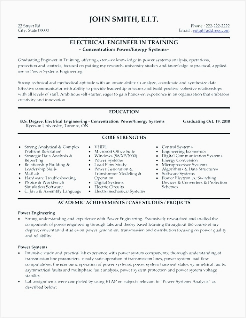 Sample Resume for Electrical Engineer In Construction Field 6 Electrical Field Engineer Sample Resume Myygqx