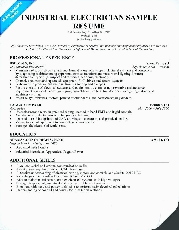 Sample Resume for Electrical Engineer In Construction Field 9 10 Sample Resume for Electrical Engineer