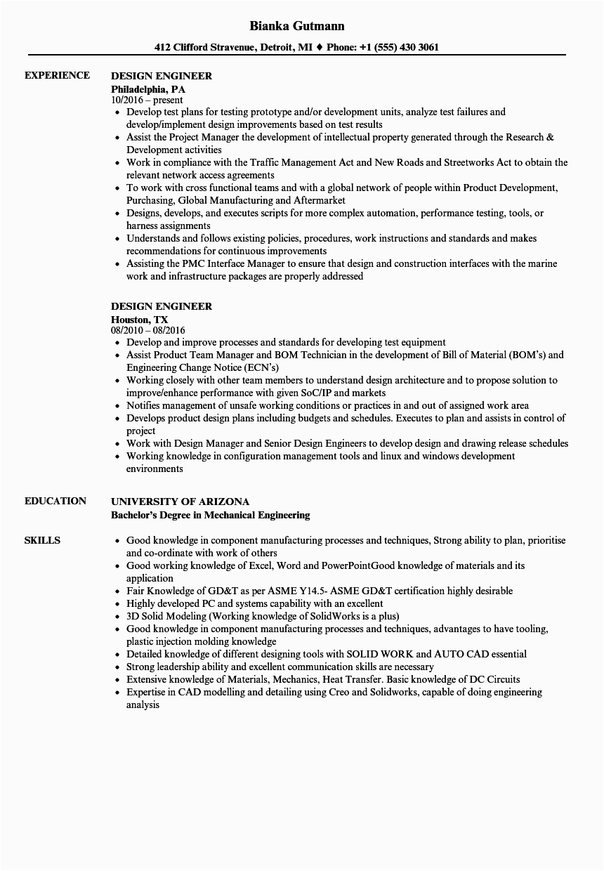 Sample Resume for Experienced Metallurgical Engineer Metallurgy Engineer Resume February 2021