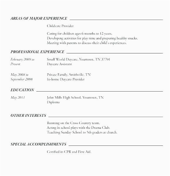Sample Resume for Highschool Graduate with Little Experience How to Write A Resume for A Highschool Graduate without