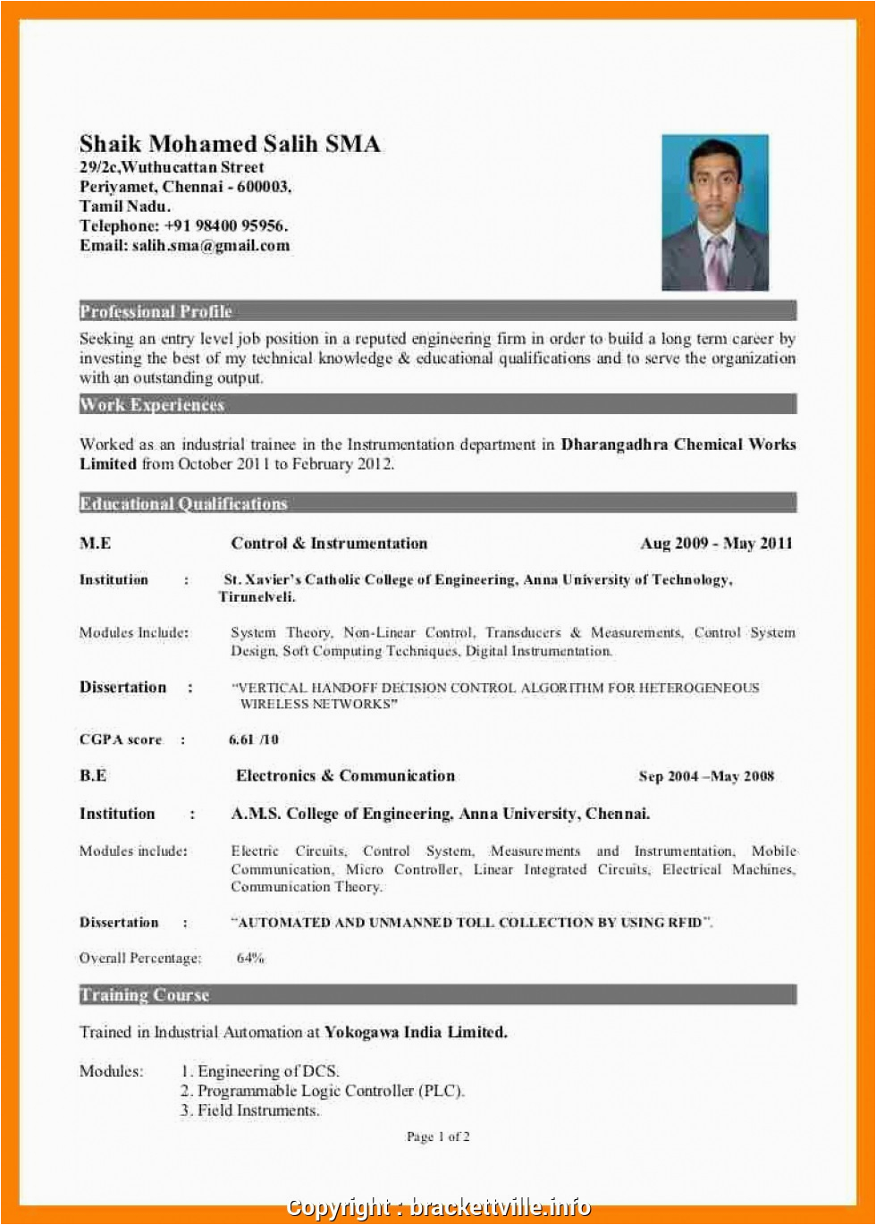 Sample Resume for Hr Executive Freshers Best Hr Resume format for Fresher Sample Resume format for
