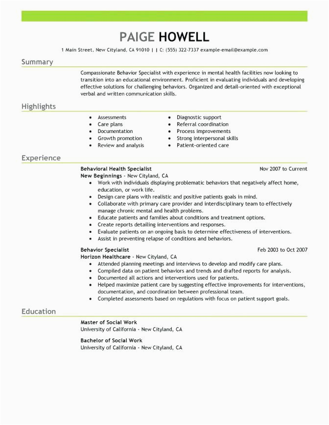 Sample Resume for Human Services Position 12 13 Entry Level Human Services Resume