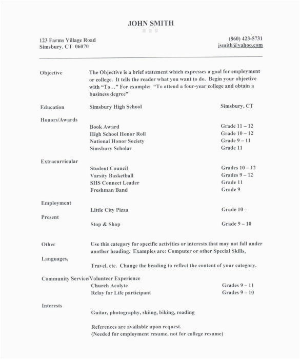 Sample Resume for Letter Of Recommendation 13 College Re Mendation Letter Templates & Samples