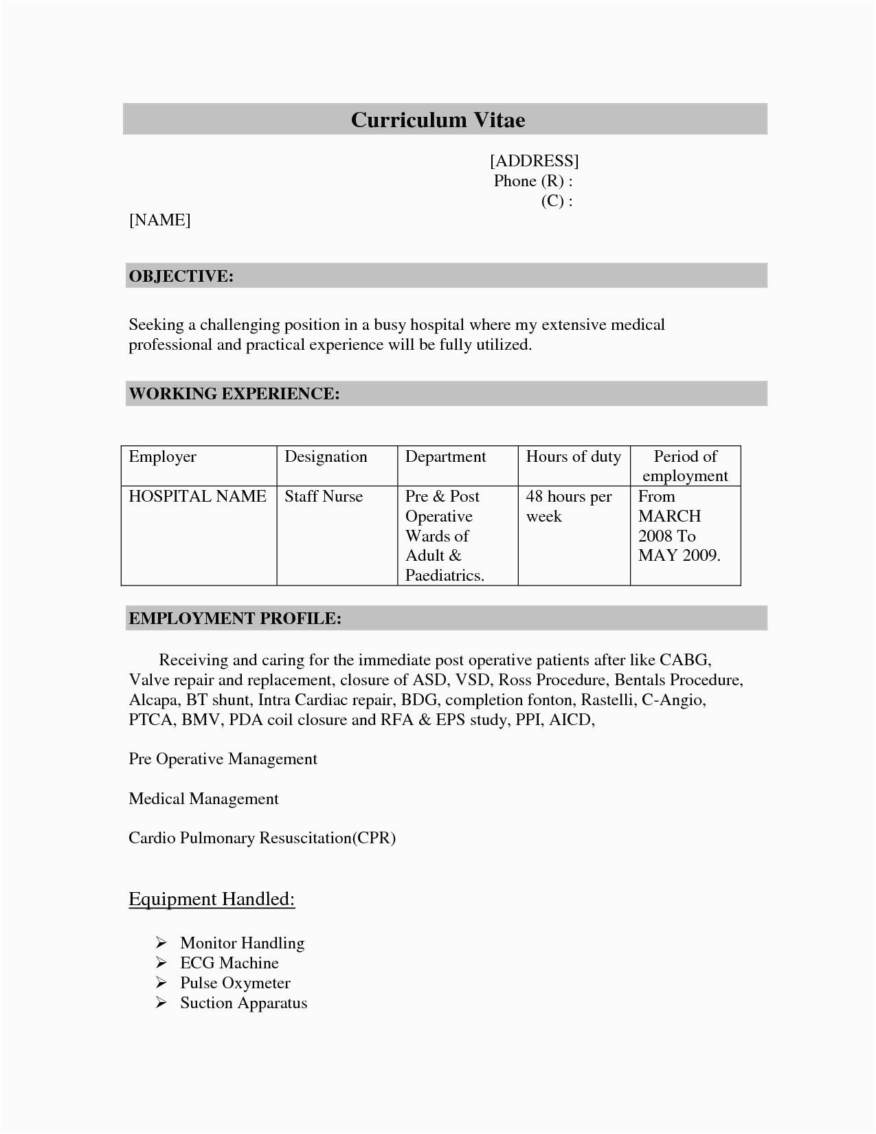 Sample Resume for Manual Testing with 1 Year Experience software Testing Resume Samples for 1 Year Experience