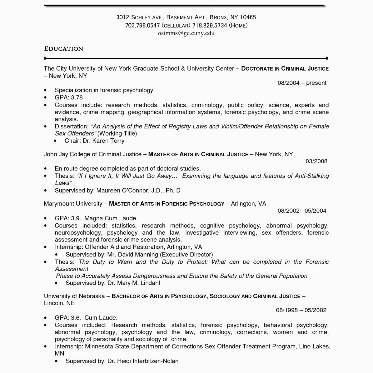 Sample Resume for Master Degree Application 11 Masters Degree Resume Collection