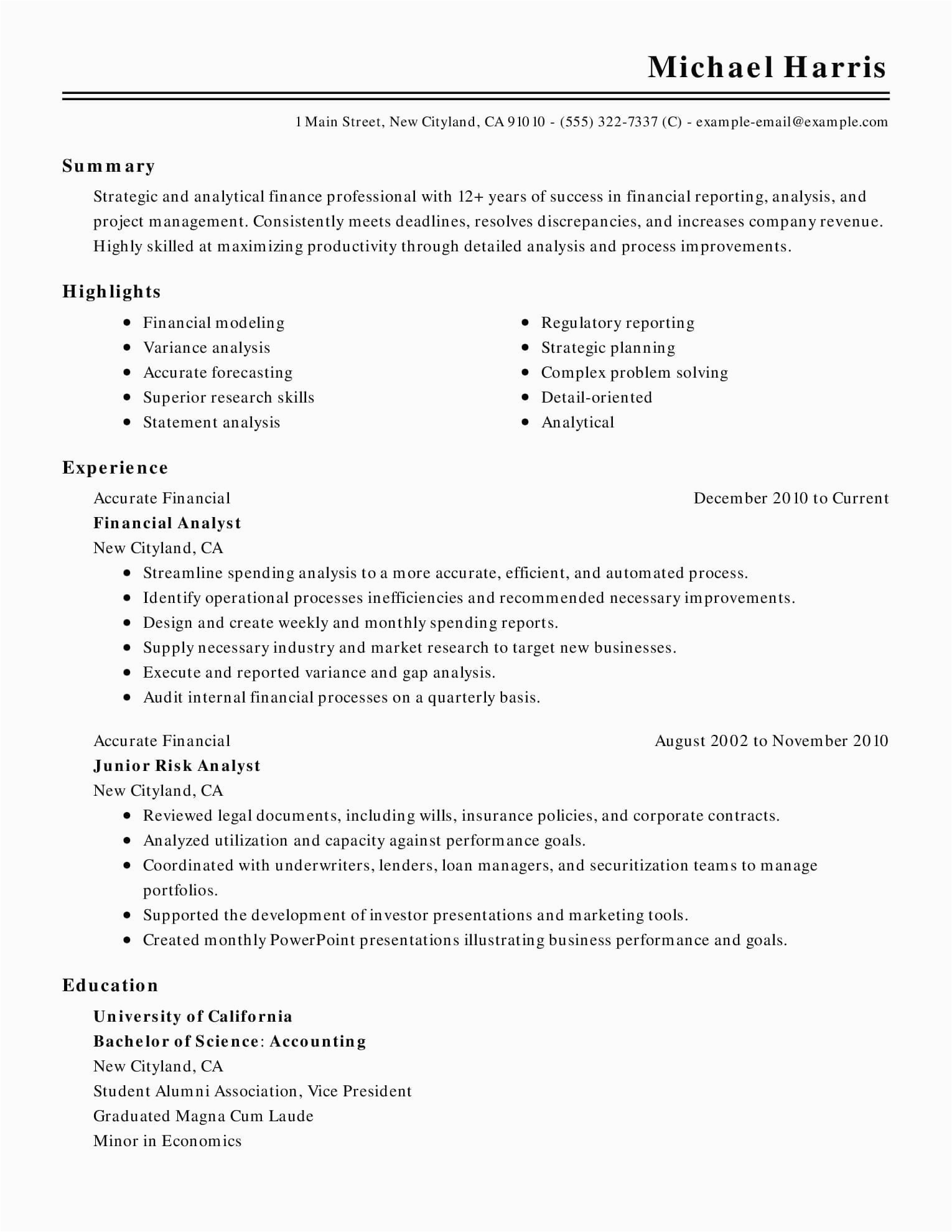 Sample Resume for Ms Application In Us Resume for Job Interview Ms Word