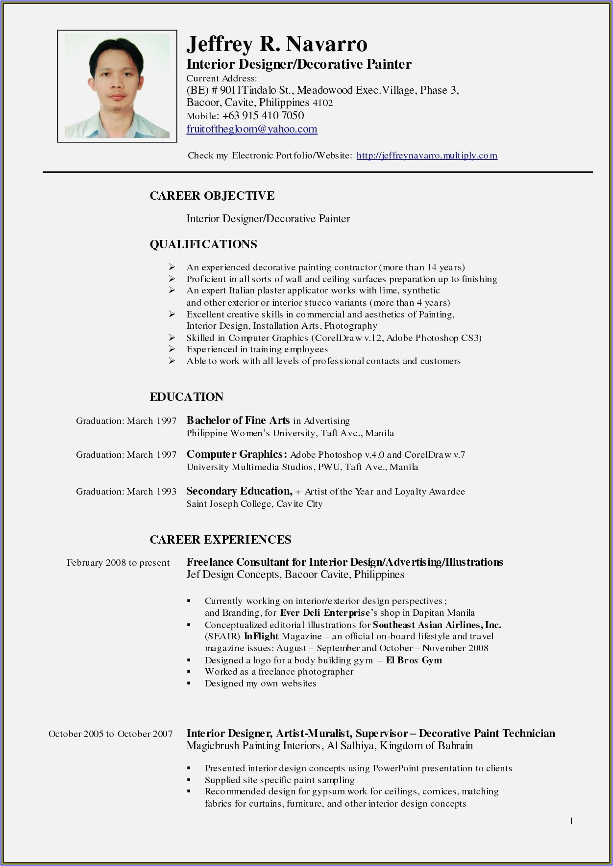 Sample Resume for Nurses with Experience In the Philippines Resume Sample for Nurses In the Philippines Resume