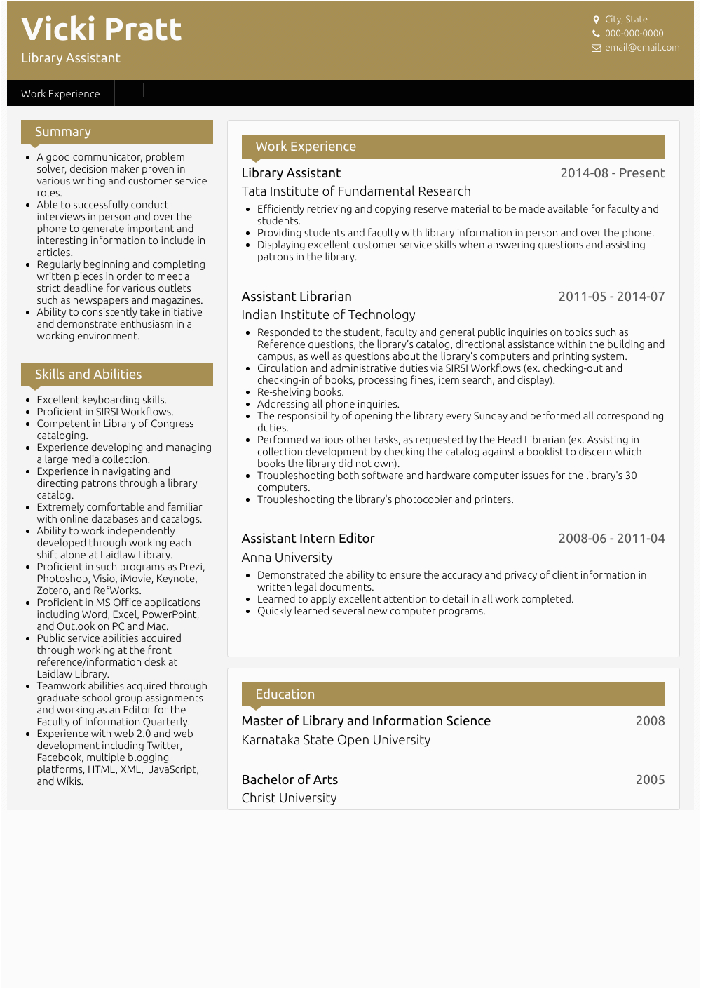 Sample Resume for Student Library assistant Library assistant Resume Samples and Templates
