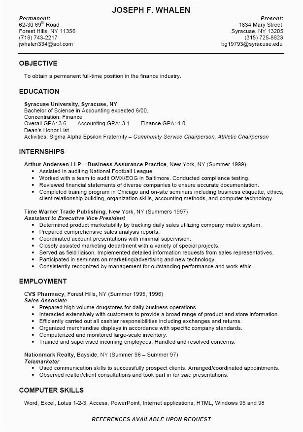 Sample Resume for Student who Has Never Worked College Intern Resume Samples as College Student Has No