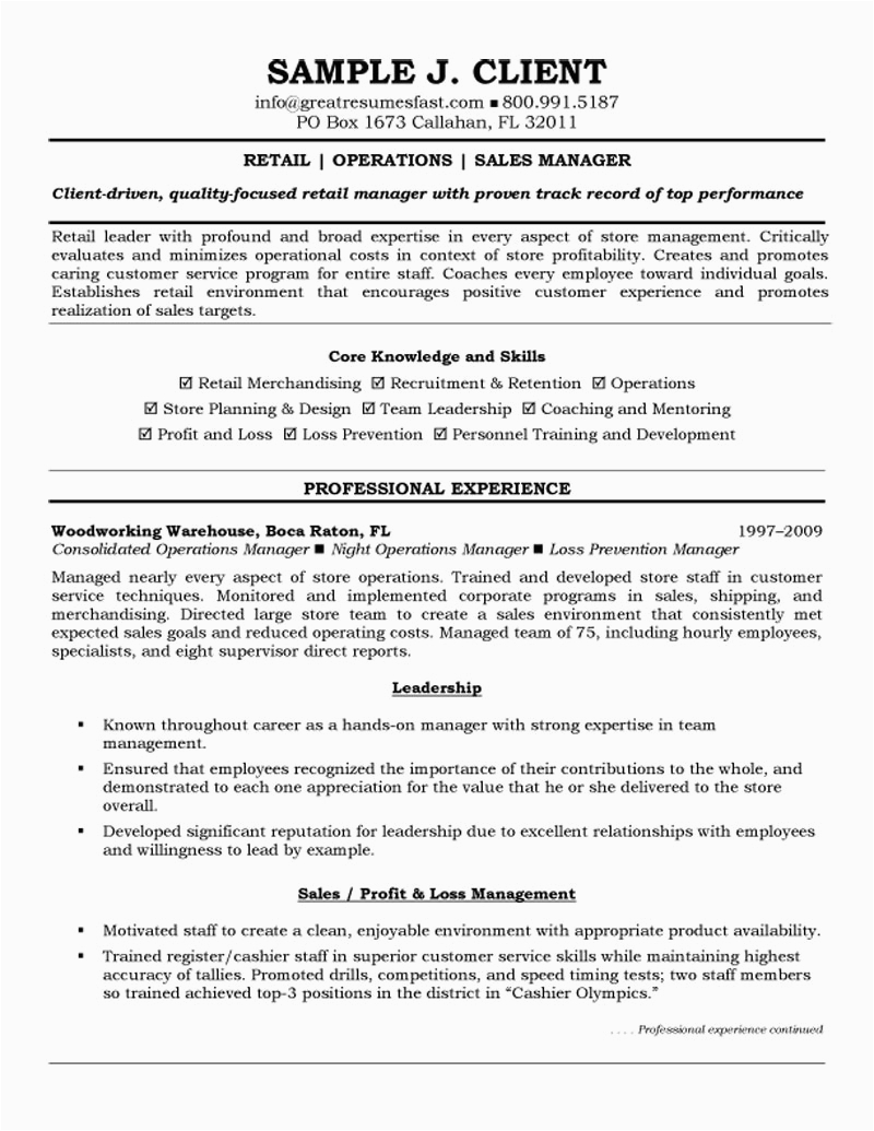 Sample Resume Objectives for Management Position 10 Objective In Resume for Manager Position Proposal Resume