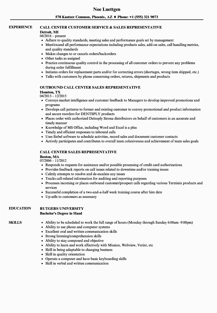 Sample Skills In Resume for Call Center Agent Call Center Representative Resume Examples Call Center Sample Skills In Resume for Call Center Agent Call Center Representative Resume Examples Call Center