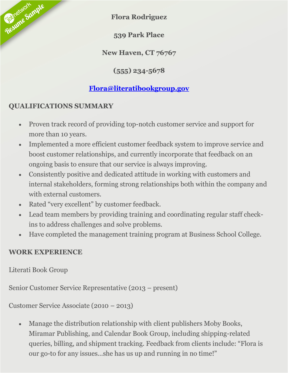 Sample Summary for Resume for Customer Service How to Craft A Perfect Customer Service Resume Using Examples