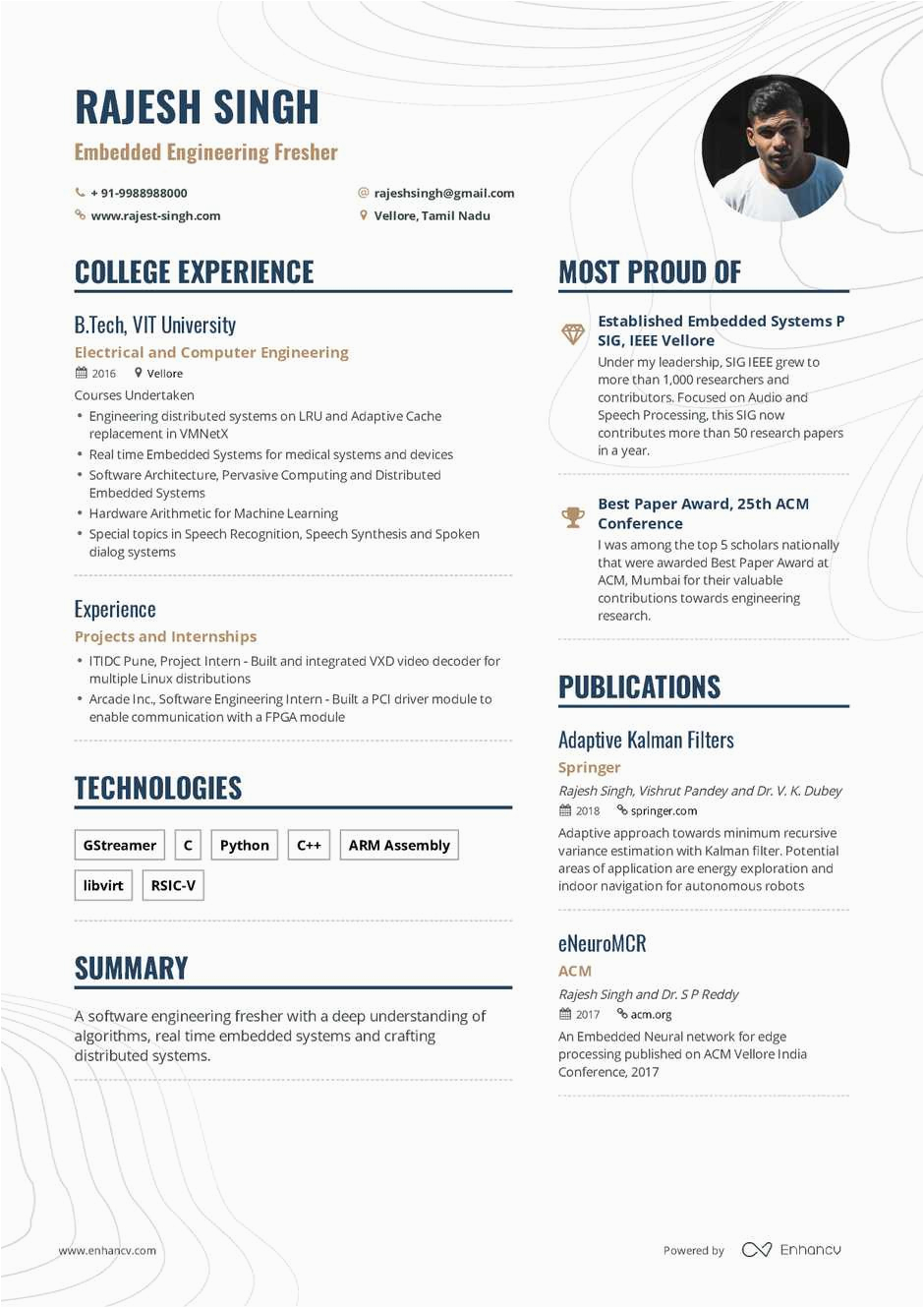 Sample Summary for Resume for Freshers the Best 2019 Fresher Resume formats and Samples