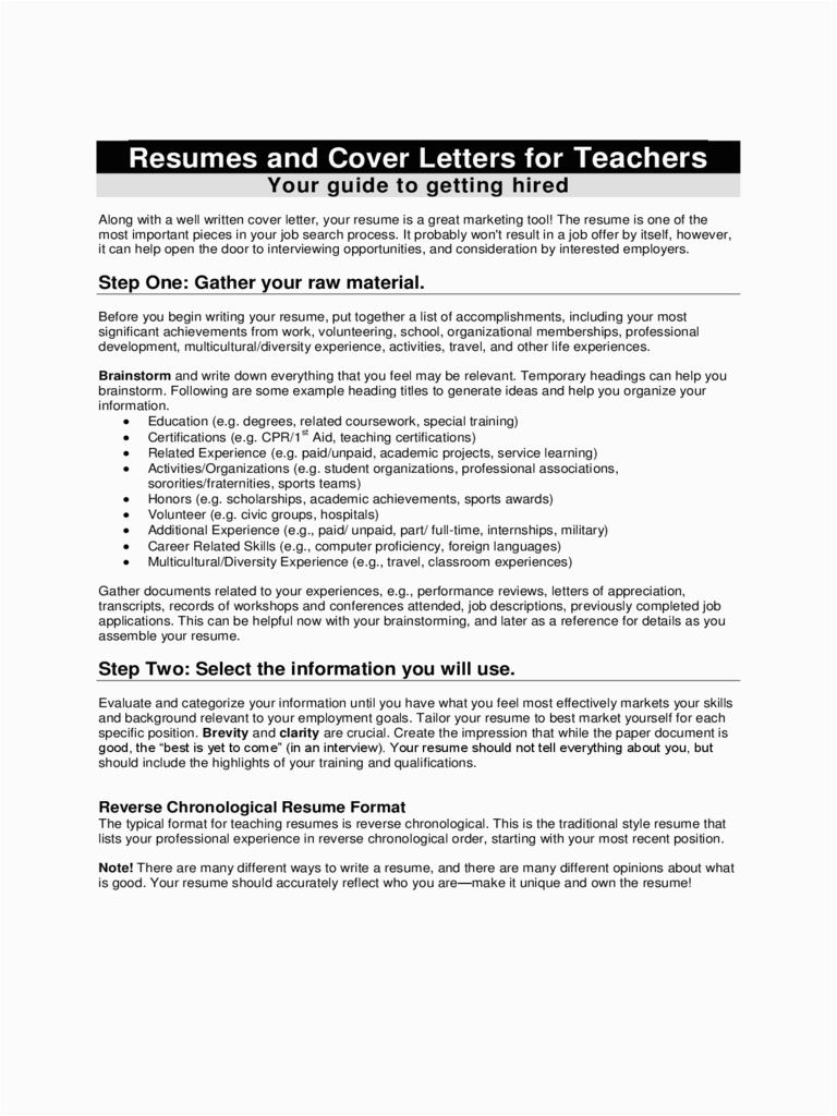 Sample Teacher Resume and Cover Letter Teacher Cover Letter Examples 4 Free Templates In Pdf